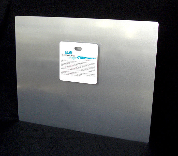 2 Sandpipers Aluminum Wall Art