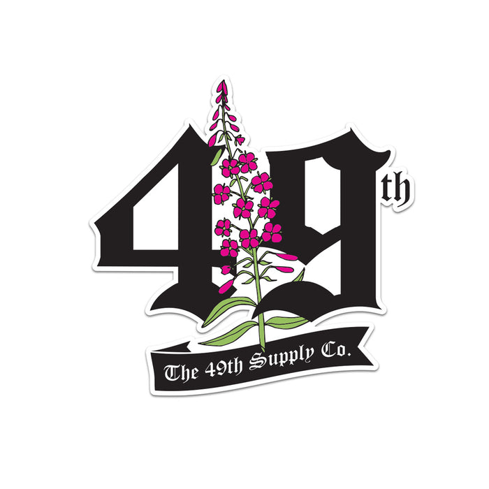 49th Fireweed Sticker