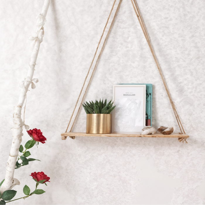 Aeris Home – Suspended Rope Shelf