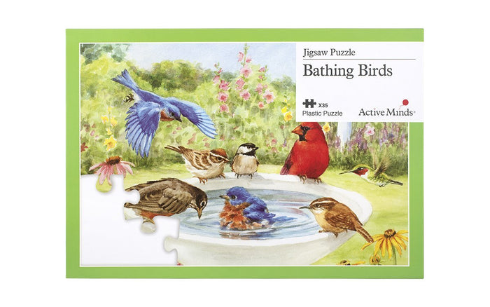 Bathing Birds: Active Minds Puzzle for People with Dementia - Tabtime Limited