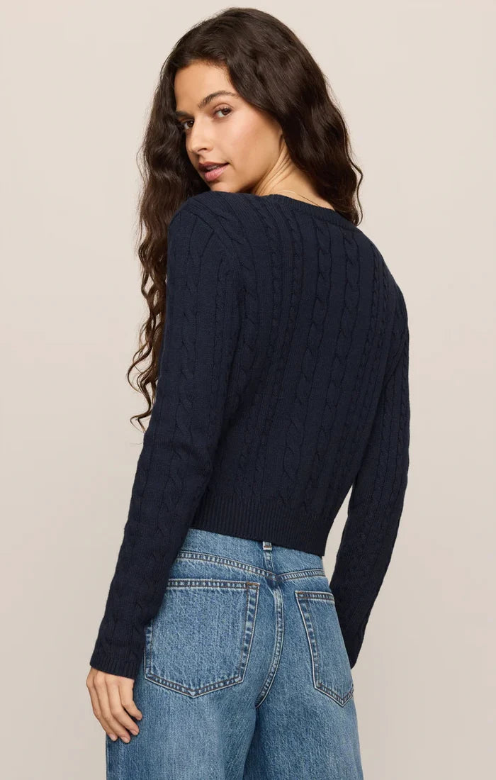 Cera Long Sleeve Cardigan - Eclipse - Molly + Kate