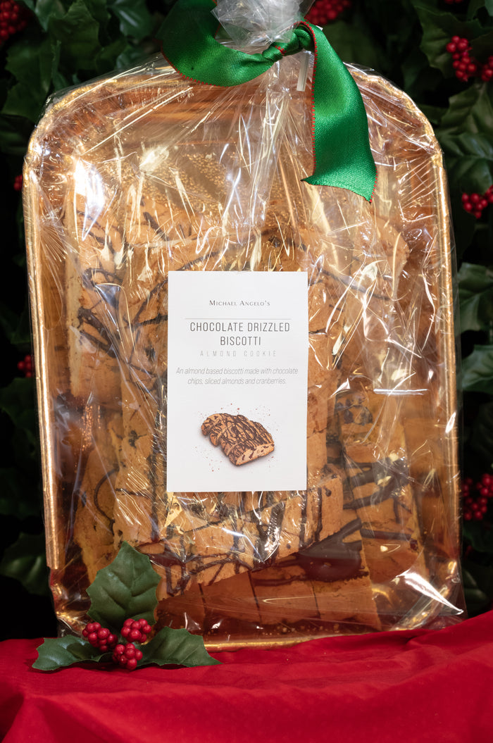 Chocolate Drizzled Biscotti - Bakery pick up