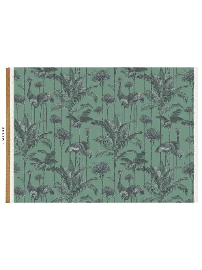 Crane Fonda 'Jade Green' Recycled Velvet Sample