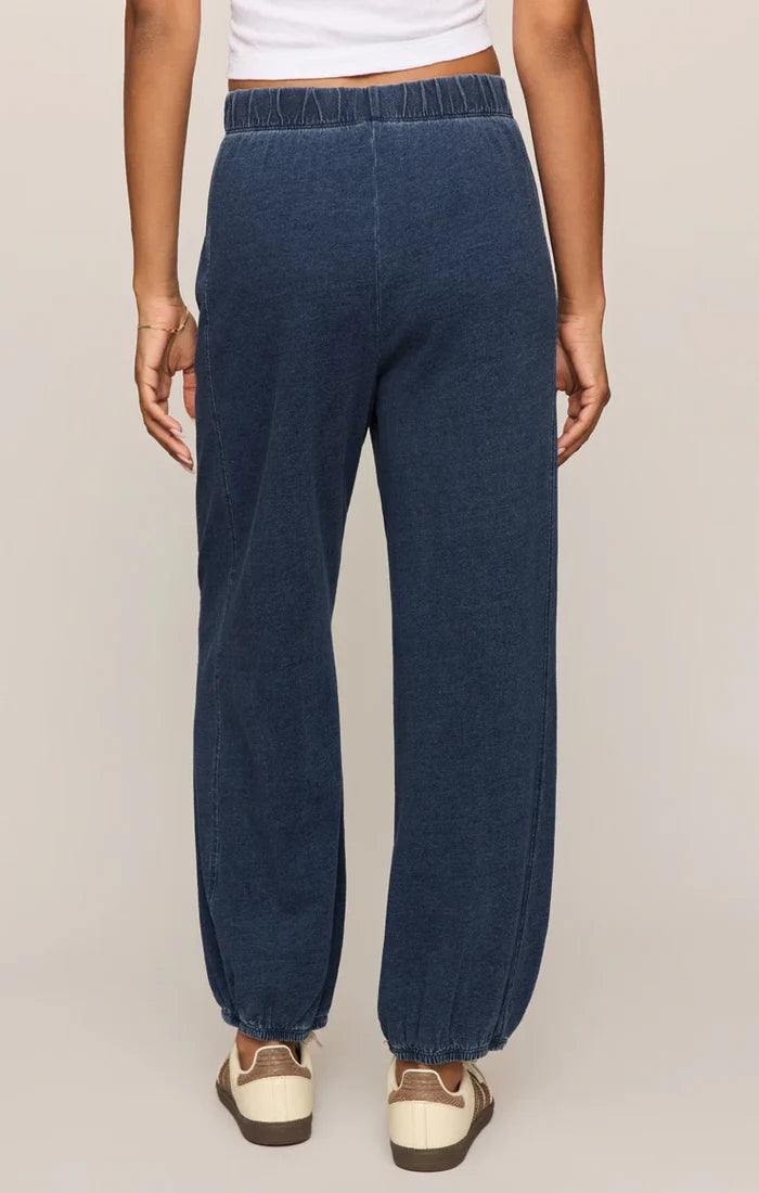 Deena Knit Denim Joggers - Molly + Kate