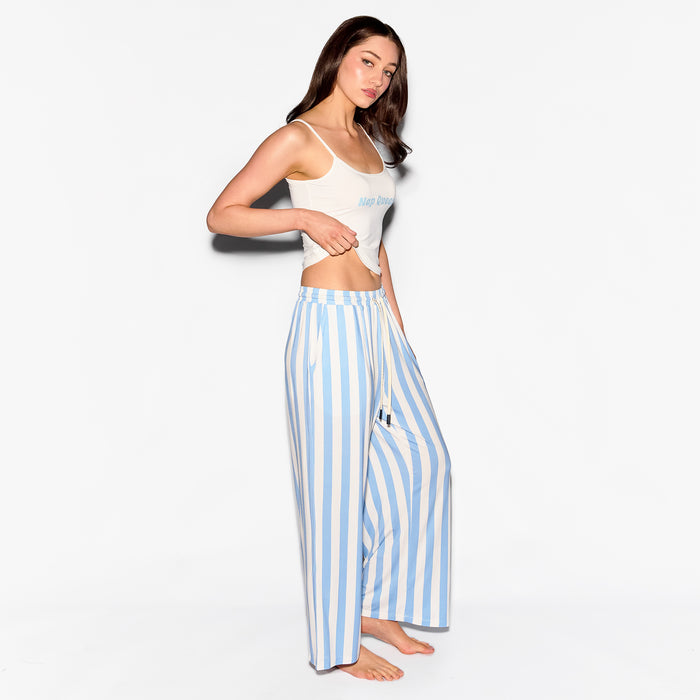 Dream Stripe Pant, womens striped lounge pant - Slouch Potato Sunday Collection