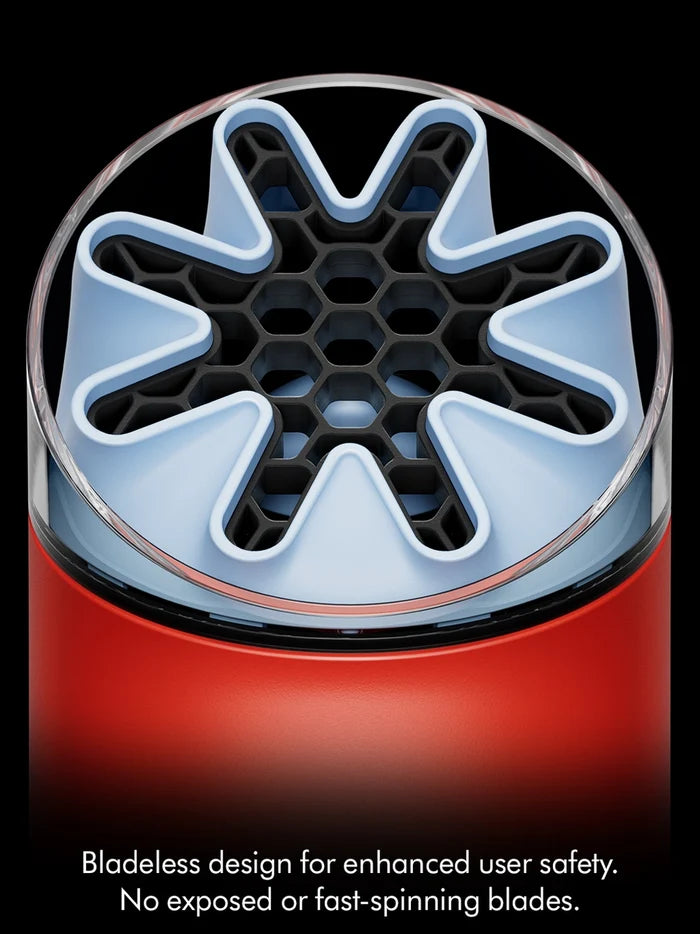 Dyson HushJet Mini Cool Portable Cooling Fan - Carnelian/Sky Carnelian/Sky