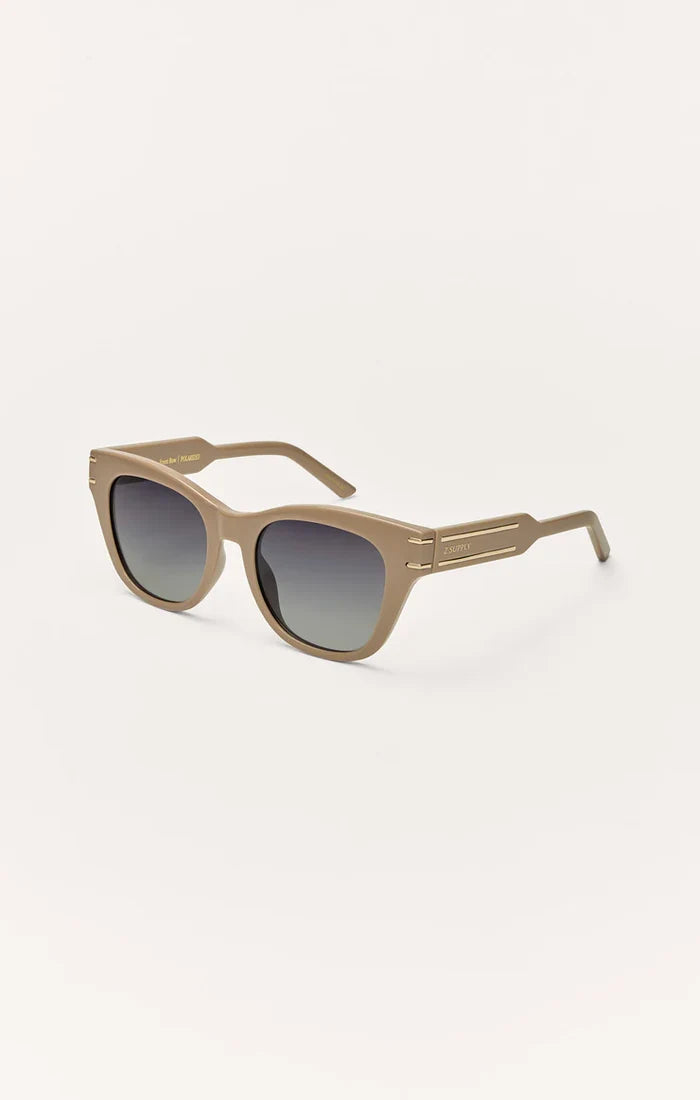 Front Row Polarized Sunglasses - Nude