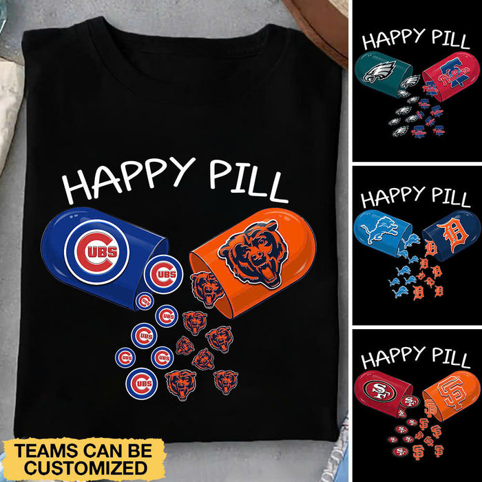 Happy Pill - Customized Shirt V2