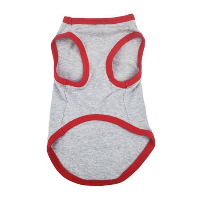 Barker's Bowtique Tee's Ivory Ella Christmas Holiday Santa Elephant Pet Tank