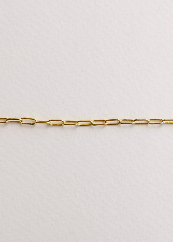 JaxKelly - Small Link Chain Necklace - 18k Gold Plated