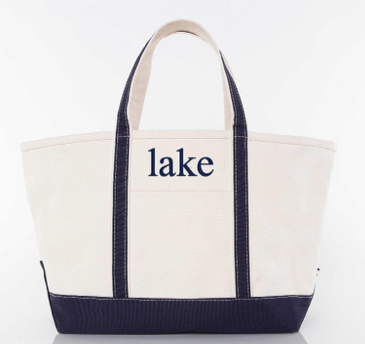 Large Classic Tote - Lake - Molly + Kate
