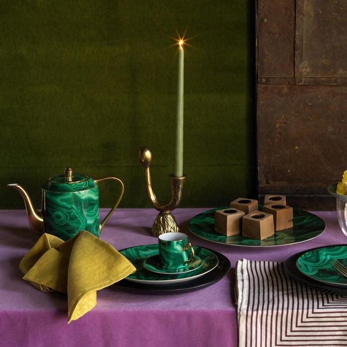 Malachite Tea Cup - L'OBJET