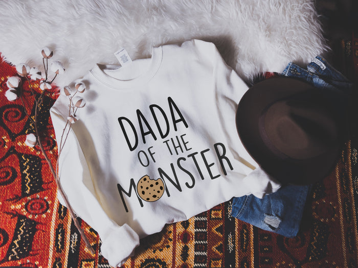 "Mama, Dad of the Monster" Cookie Themed Custom Parent Sweatshirt