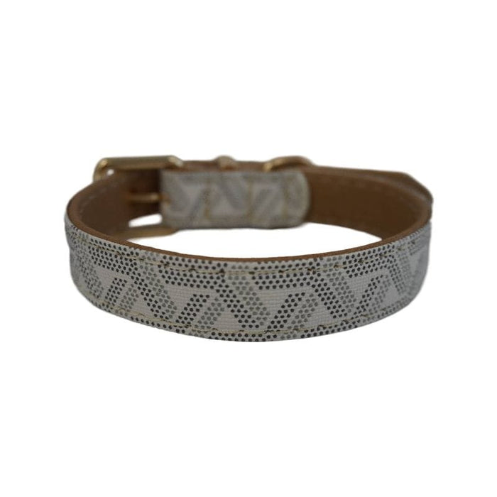 BARK by DOG Collars Morel White Luxury Pet Collar