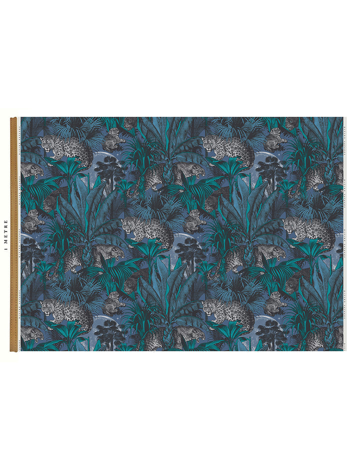 Nocturnal Faunacation Recycled Velvet Sample