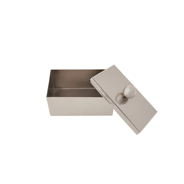 NORA DEKORATİF KUTU 14X9X6CM, GRİ