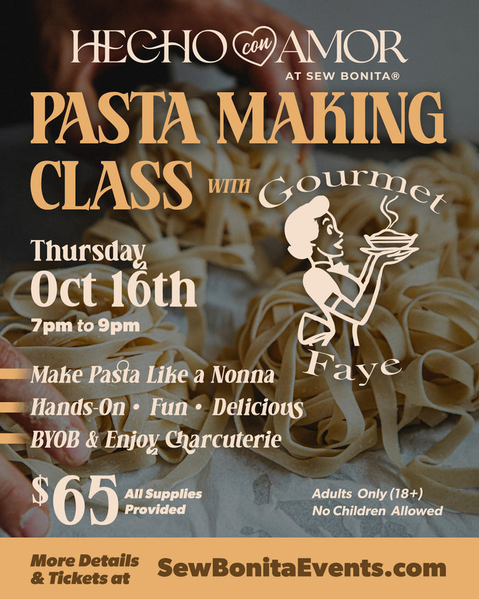 October 16th, 2025 / Pasta Making Class