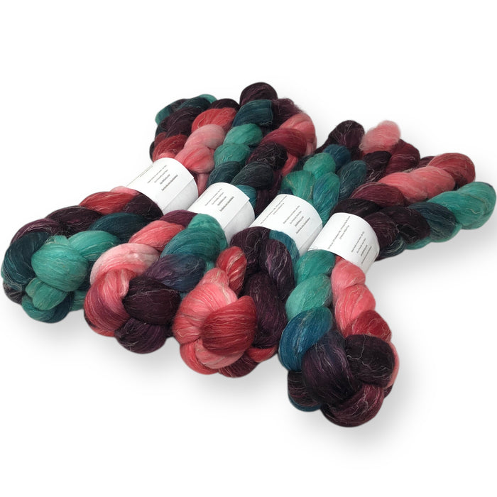 Old World Festivity - US grown Wool, Silk and Bast Fiber Blend