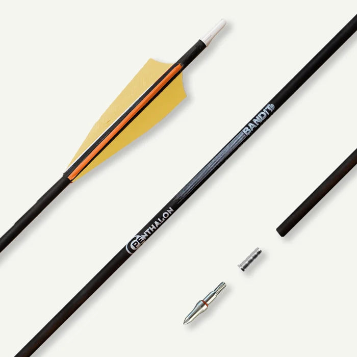 Penthalon Carbonpfeile Bandit Naturfedern 700