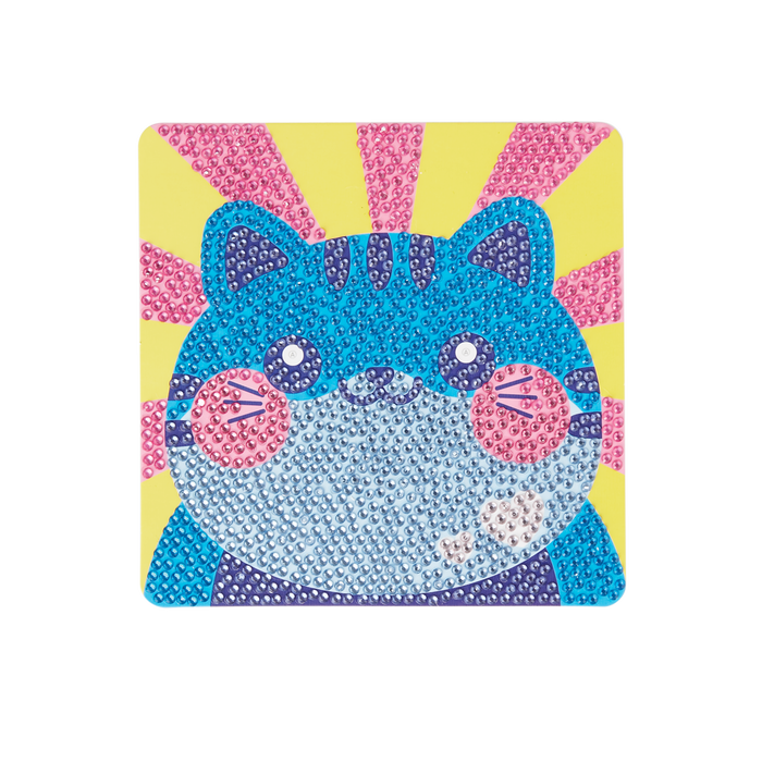 OOLY view of Razzle Dazzle DIY Gem Art Kit - Cutesy Cat in use