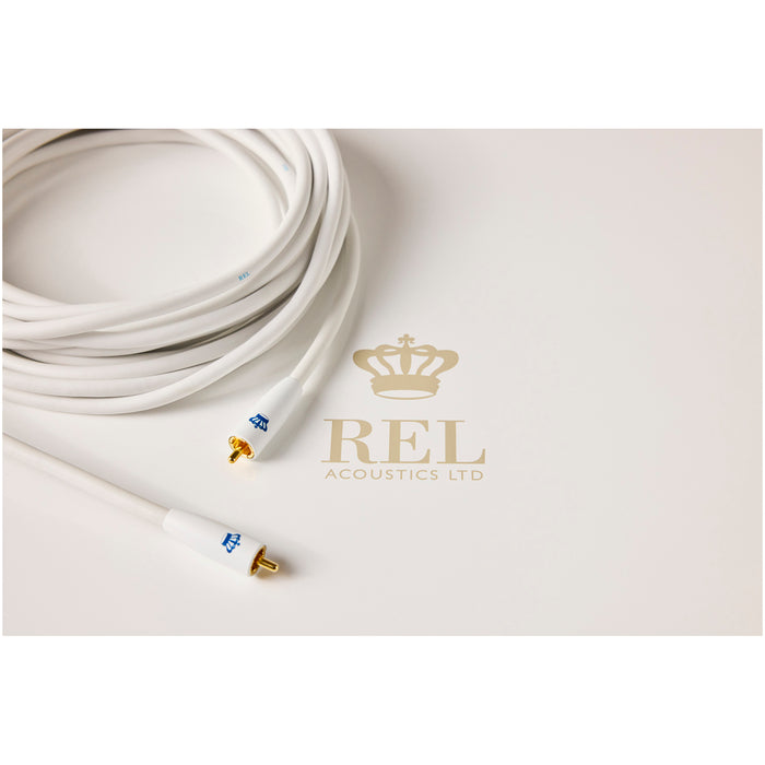 REL Commander .1/LFE 5 Metre Subwoofer Cable White 5 Metre