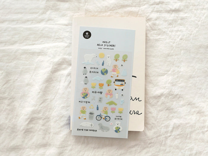 Save The Earth Sticker Sheet 1179