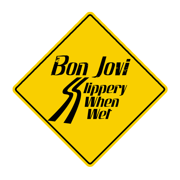 Slippery When Wet Car Magnet