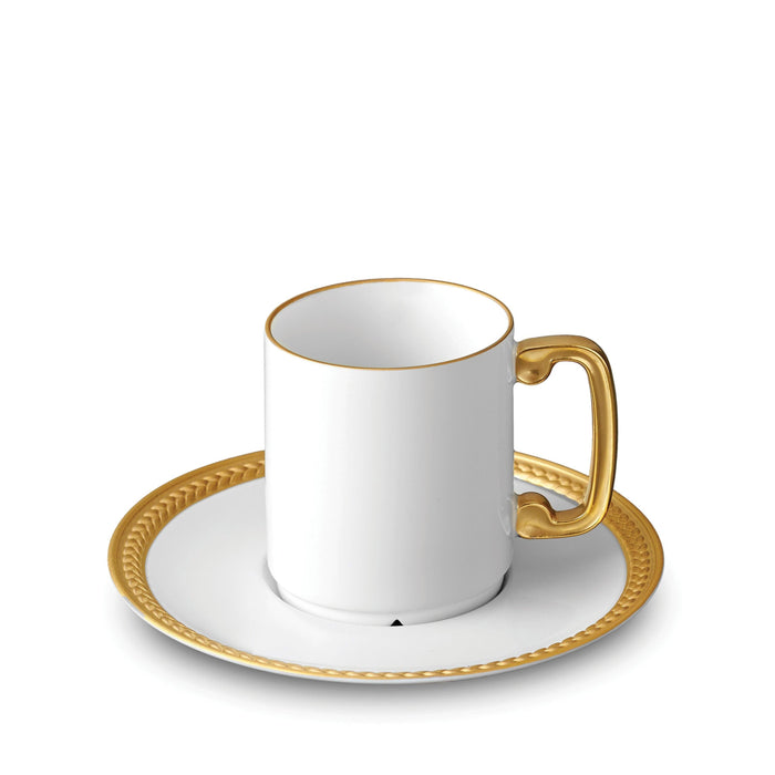 Soie Tressée Espresso Cup + Saucer - L'OBJET