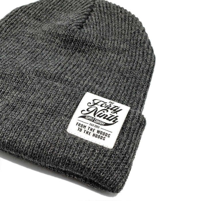 The Galena Charcoal Beanie