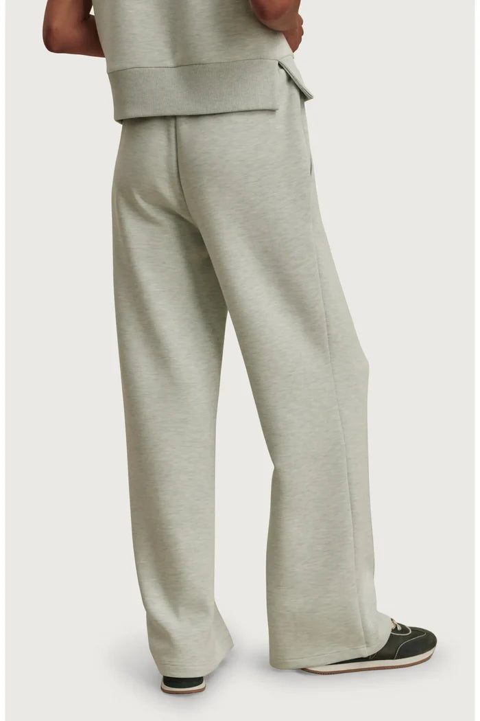 The Wide Leg Pant 30 - Mint Green Marl