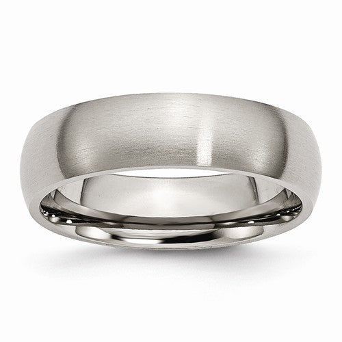 Titanium 6mm Brushed Band, Size 12.5 (78801)