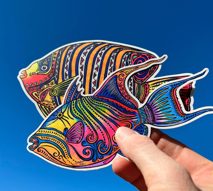 Trigger Fish Sticker