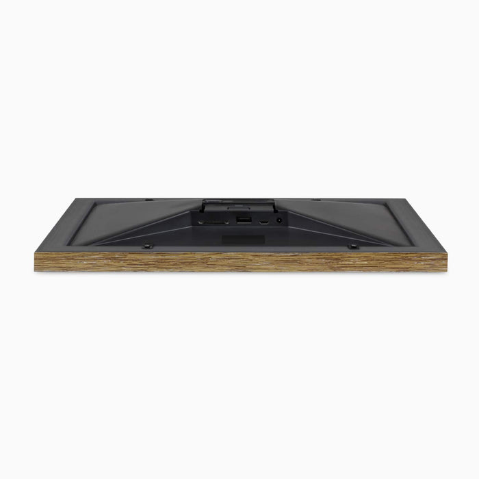 Aluratek 10 inch Distressed Wood Wifi Digital Photo Frame Bottom View