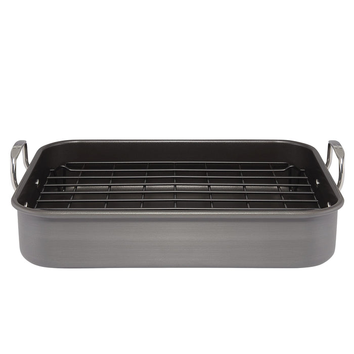 Bakeware 16" x 12" Nonstick Roaster with Rack