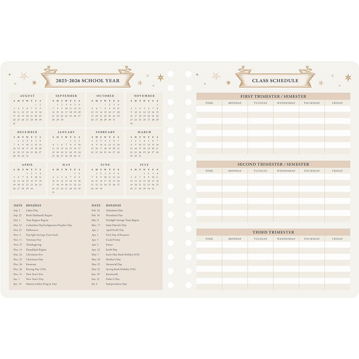 2025-2026 Harry Potter: Hogwarts Student Planner
