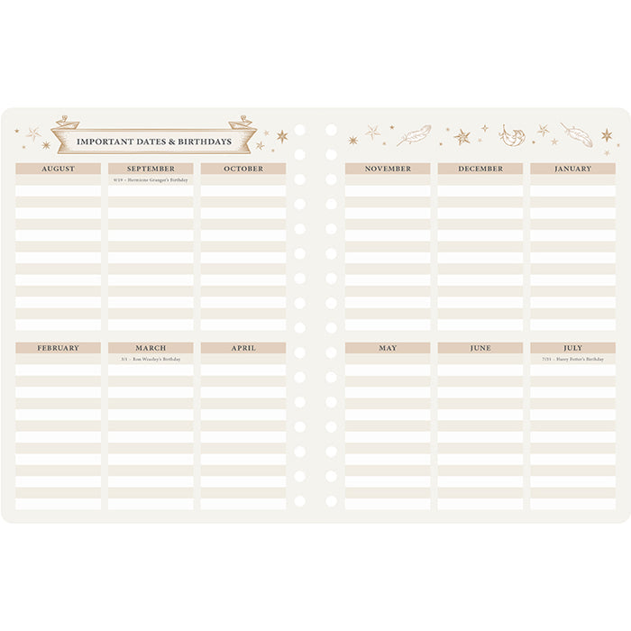 2025-2026 Harry Potter: Hogwarts Student Planner