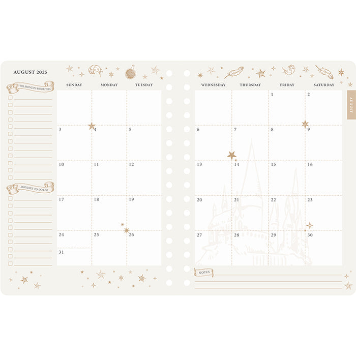 2025-2026 Harry Potter: Hogwarts Student Planner