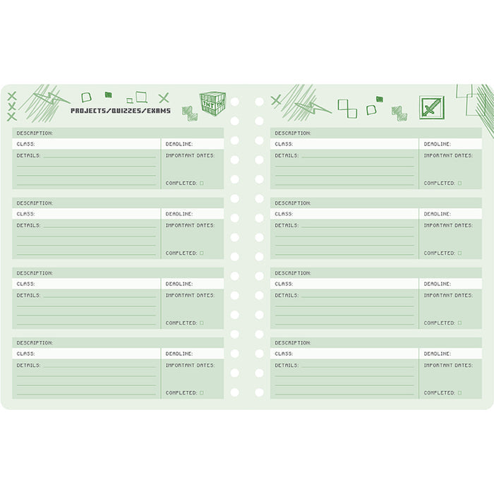 2025-2026 Minecraft Mobs Student Planner