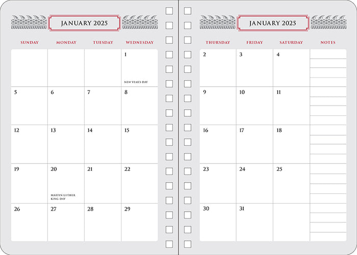 2025 House of the Dragon 13-Month Weekly Planner