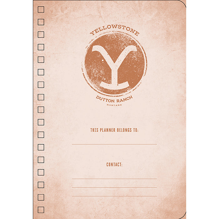 2026 Yellowstone: The Dutton Ranch 13-Month Weekly Planner