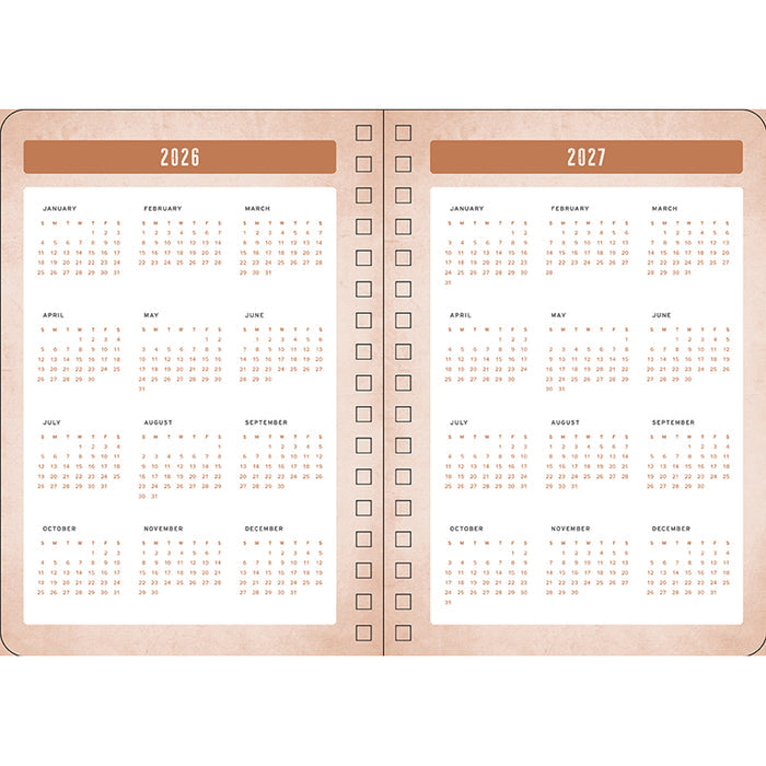 2026 Yellowstone: The Dutton Ranch 13-Month Weekly Planner