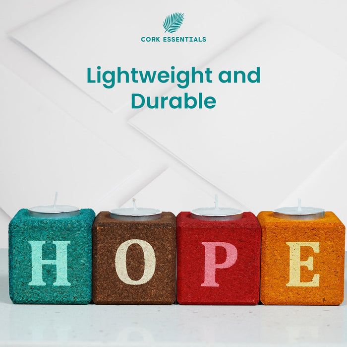4 T Light Holders HOPE