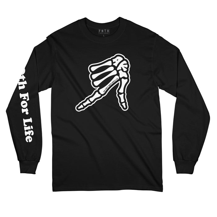 49th For Life Long Sleeve Black T-Shirt