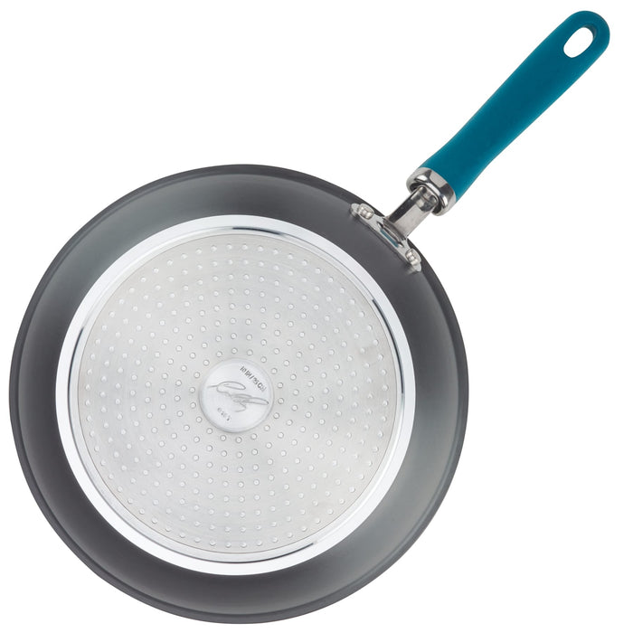 Cookware 9.5" and 11.75" Frying Pan Set | Teal
