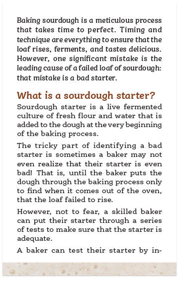 A Bad Starter