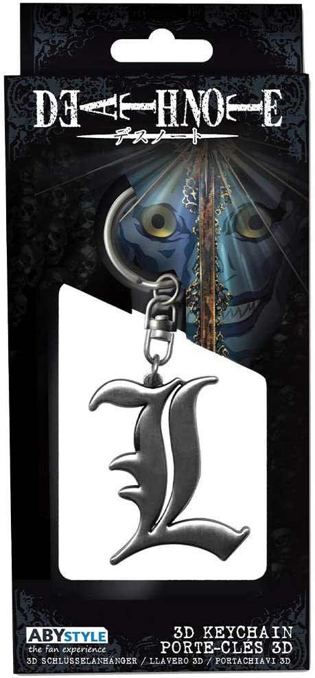 Abysse America Death Note - "L" 3D Keychain - Kryptonite Character Store
