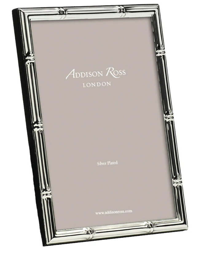 Addison Ross Bamboo Silver Plated Picture Frame