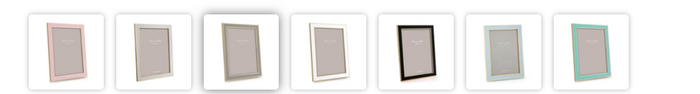 Addison Ross Enamel and Gild  Picture Frames