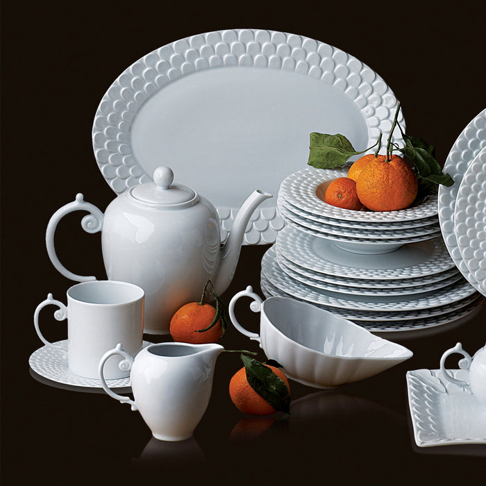 Aegean Dessert Plate - White