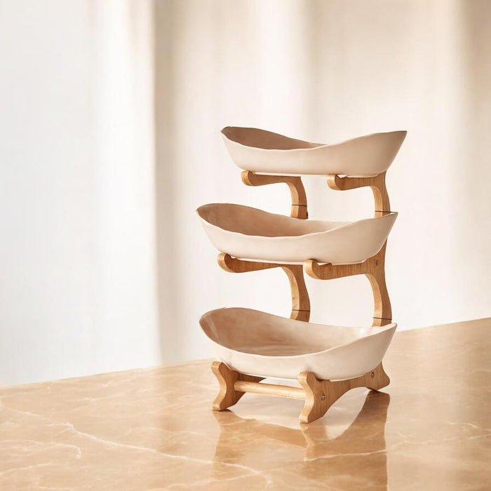 Beige – 3 Tier
